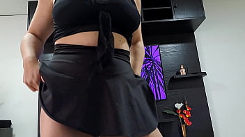 Preview 1 of English Sxye New 555 Vidoss Hd - Mi hermanastra me hace un baile er&oacute_tico. Parte 1.
