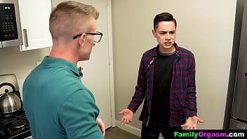 Preview 1 of Xxxdf15 - FamilyOrgasm - Teen Takes Anatomy Lessons from her Brother and his Friend