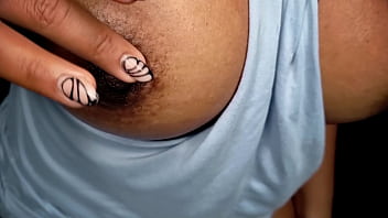 Preview 2 of Hd Yoga Sex Video - Ebony girl tempts you with her beautiful tits in your face