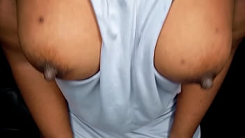 Preview 4 of Hd Yoga Sex Video - Ebony girl tempts you with her beautiful tits in your face