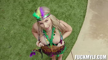 Preview 1 of Leaked Roman At Wood Video - Titty Gras Bunny Madison ,  Rion King