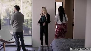 Preview 1 of Luna Linand Grab And Hassan - Cheating husband fingers a realtor pussy