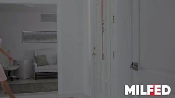 Preview 1 of Leo Boob Milk Drinking Boy - Booty sMom Seduces her Son-in-law &mdash_ MILFED