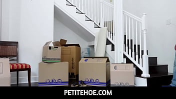 Preview 1 of Anna Darling Uk - PetiteHoe - Unpacking His big Load Jade Kimiko ,  Sergeant Miles