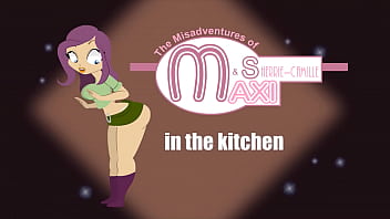 Preview 2 of Indian Dobby - Maxi and her butt Sherrie Camille In The Kitchen.