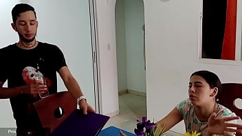 Preview 1 of Saut Xxxi Filim - llega mi esposo estresado del trabajo,  lo desestreso poniendo su verga en mis tetas se lo chupo y follamos bien delicioso