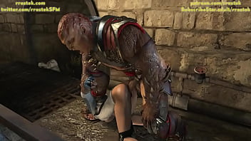 Preview 4 of Seachami Broek - Mk11 Animation Cassie the whore of the Kahn 3D Porn