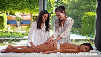 Preview 2 of Xxx Vidio Grl Dog - Three girl massage sex at MassageSins