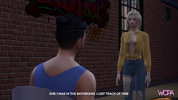 Preview 4 of Asia 18sx - [TRAILER] Naughty blonde having interracial sex in glory hole
