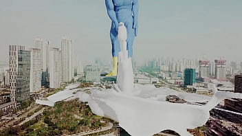 Preview 3 of Gf Home Xxx Bf - Giant Falcon Big Cock Crash the City