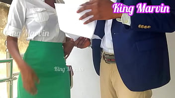 Preview 1 of Hide Husband - ⭐ 18y student in uniform visited teacher with hairy pussy during class hours( Full video on Xred)