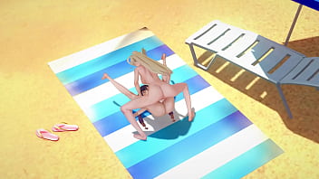 Preview 4 of Www X Usa - Mona Encounters Signora On The Beach