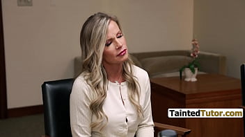 Preview 1 of Porno Mammas - Kristi Kream - Rich Trophy Wife Deals With Pervy Principal The Only Way She Knew How