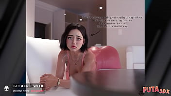 Preview 1 of Lady N Men - Futa3dX - Futa Therapist Can&#039_t Help But FUCK her Client In The Mouth