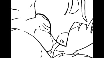 Preview 4 of Crazy Granny Porn - Furry Porn - Sensual Gay Blowjob - by artist OrangeOkami