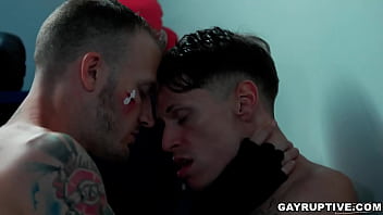 Preview 2 of Big Tits Niki - Christian Wilde and Troy Accola ready to pound it out in their upcoming blockbuster fight