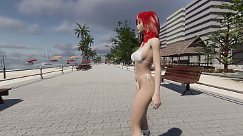 Preview 3 of Www Watchmygf Com - Let&#039_s Play: Caroline&#039_s Fantasies | Part 1: Skating on the beach
