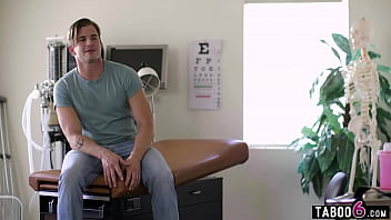 Preview 2 of Brother And Sister Stb 8 Fuck - Hot blonde doctor Emma Hix finds a patient jerking off in her office and she needed to know more