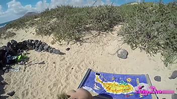 Preview 1 of College Voiceo - Get Naughty on the Sand: Sexydea&#039_s Beach Doggystyle POV Adventure