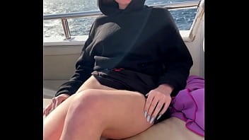 Preview 3 of Junge Lesbos - Public Sex Couples on a Yacht