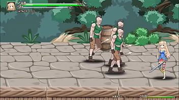 Preview 1 of Latina Prostite - Blonde princess has sex with men in Iris in wonderland hentai gameplay