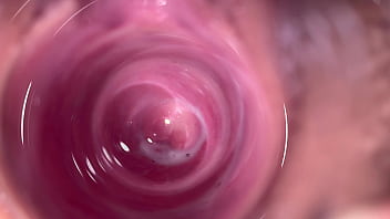 Preview 3 of Bbw Tube Xvideo - Camera inside my tight creamy pussy,  Internal view of my horny vagina