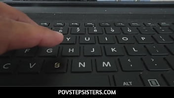 Preview 1 of Www German Go Girls Com - PovStepsisters  -  Blonde Teen Stepsisters Compete Fuck For Stepbrother POV - Riley Star,  Crystal Young,  Tony Profane