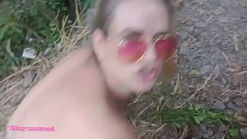 Preview 3 of Fruit Defedu - Tiffany montavani com pitoco fazendo sexo na cachoeira e an&atilde_ozinho socou a piroca nela