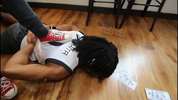 Preview 2 of Firset Tim Xxx Hd Video - Fuck the Police - Midget blonde White Girl Cops raid local stash house and seize custody of big black cock for fucking
