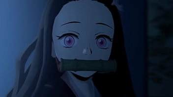 Preview 1 of Blackmoaning Ssbbw - Nezuko x Zenitsu
