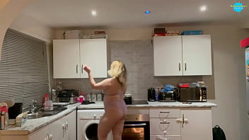 Preview 1 of Japanes Porn Dildo - Cooking,  cleaning and vaping NAKED!!