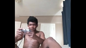 Preview 2 of Angelina Bella - P2: watch and look at me naked (whileongameplaying)