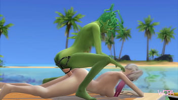 Preview 4 of Big Wwxxx - [TRAILER] HARLEY QUINN &amp_ MEDUSA having sex at the beach house