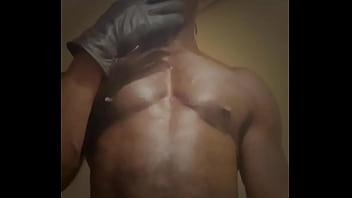 Preview 2 of Solotouch Com - Black Smoking Bodybuilder
