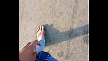 Preview 3 of Brianna Beach Cock Slap - Public Cock Flash -  Vadodara