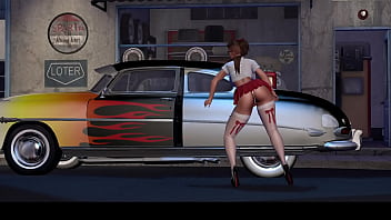 Preview 2 of Sneaks Up On - Hot Rod Dancer Alexxa