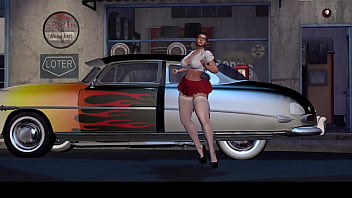 Preview 4 of Sneaks Up On - Hot Rod Dancer Alexxa