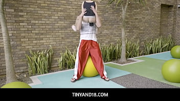 Preview 1 of Richard Son - Tiny Blonde Teen Fucked By Coach For Spot On The Team - Coco Lovelock