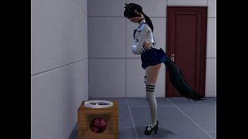 Preview 1 of Hot Romances - Sims 4 cunnilingus in the toilet