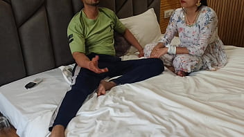 Preview 2 of Cg Sexy Video Hd - Naughty Saara Bhabhi Teaches Fucking To Virgin Teen Devar And Devar Fucked Her So Hard That She Ejaculated While Fucking