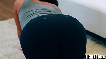 Preview 3 of Lusie Cutieburg - Hooked stepson wanted big tits MILF stepmom Sheena Ryder and sexy small tits teen stepsister Chloe Cherry