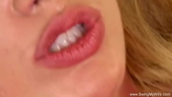 Preview 2 of Milky Boons - Perfect Tits Blonde Swinger Wifey