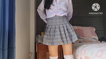 Preview 2 of Hxxxot Girl Hot Figar - Como me veo vestida asi?