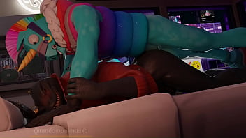 Preview 2 of Hard He Fucking - Fortnite Thunder gets his ass pounded by Llambro