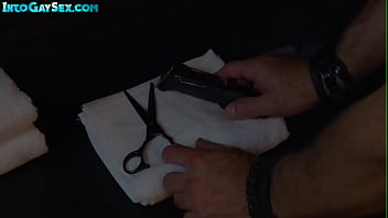 Preview 1 of Sunny Leaon Xxxxxxx Video - Hair dresser rims and fucks bottom stud in hair salon