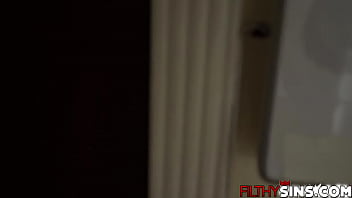 Preview 1 of Mummy Stepson - Dani Blu shows her ability to sucked Tyler Steel&#039_s dick all the way to the top