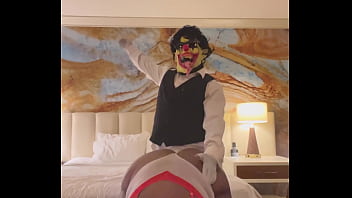 Preview 4 of Accc Cl - Ms. Marshae Sucks The Life Out Of Gibby The Clown At Mandalay Bay Resort In Las Vegas