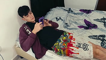 Preview 1 of Pregnant Korean Raped By Doctor - MY STEPSON was masturbating with his favorite TANTALY doll and I help him with his penis.