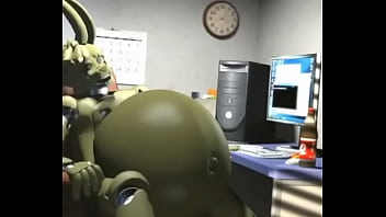 Preview 1 of Sister Love Mehome - Springtrap Belly Expansion