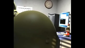 Preview 4 of Sister Love Mehome - Springtrap Belly Expansion